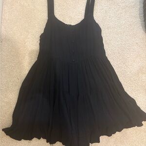 Forever 21 Black Zip-Up Romper